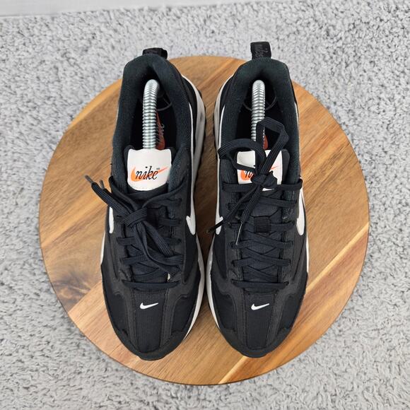 Nike Womens 7.5 Air Max Dawn Black White Athletic Lace Up Casual Daily Sneaker - Picture 5 of 12